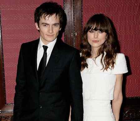 Rupert Friend with his former partner